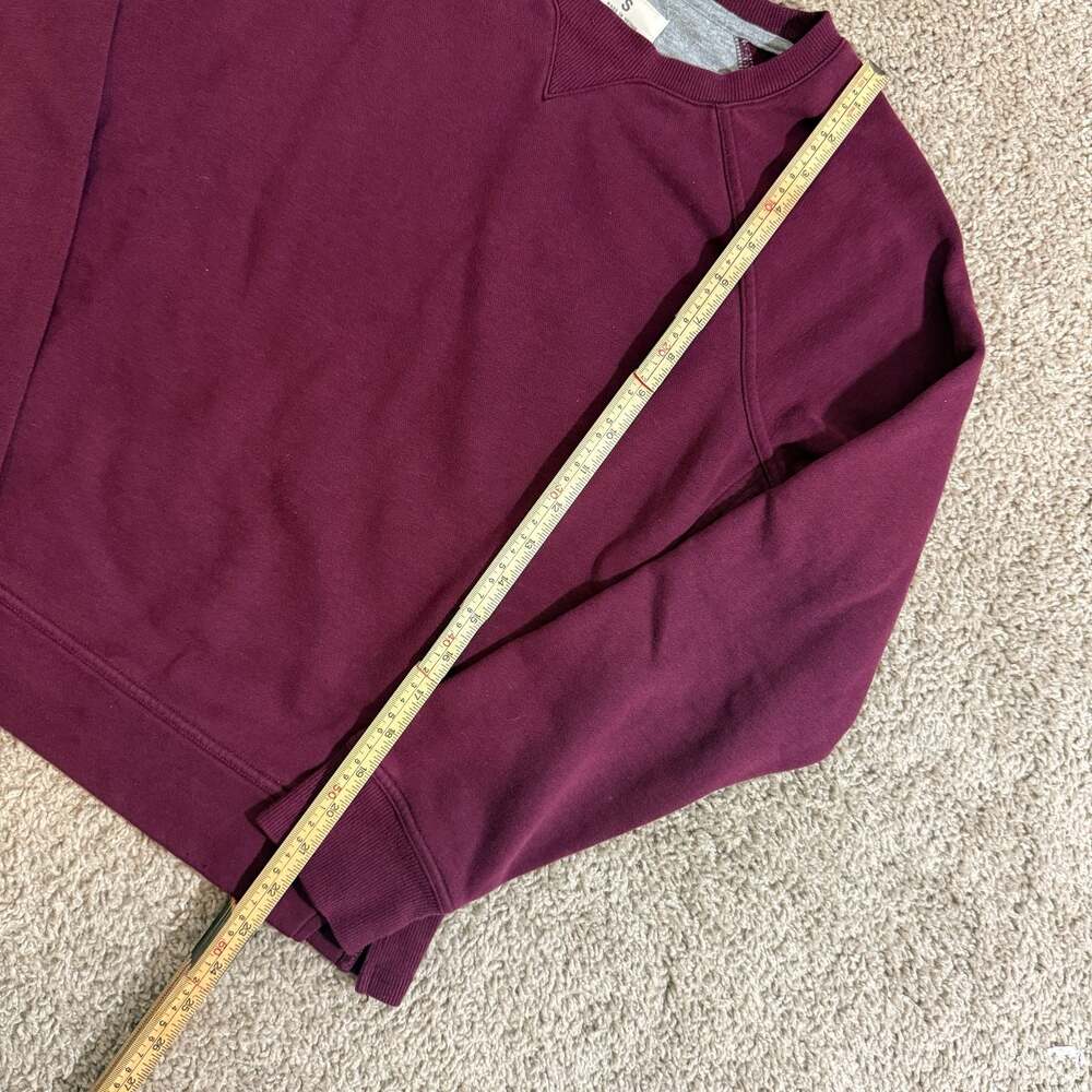 Champion Target Burgundy Fleece Crewneck Sweatshirt Womens Small Pullover - Picture 3 of 8
